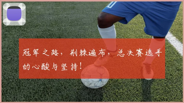 冠军之路，荆棘遍布，总决赛选手的心酸与坚持！