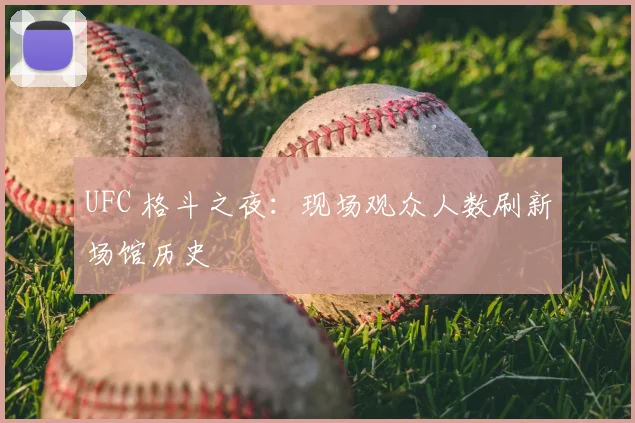 UFC 格斗之夜：现场观众人数刷新场馆历史